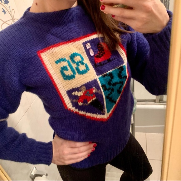 Amazing Vintage 8s Ski Sweater 